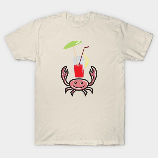 Happy crab T-Shirt by PallKris